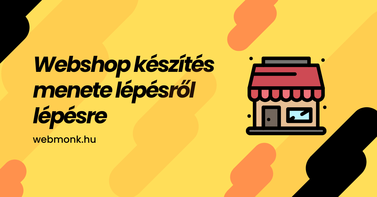 Webshop készítés menete lépésről lépésre