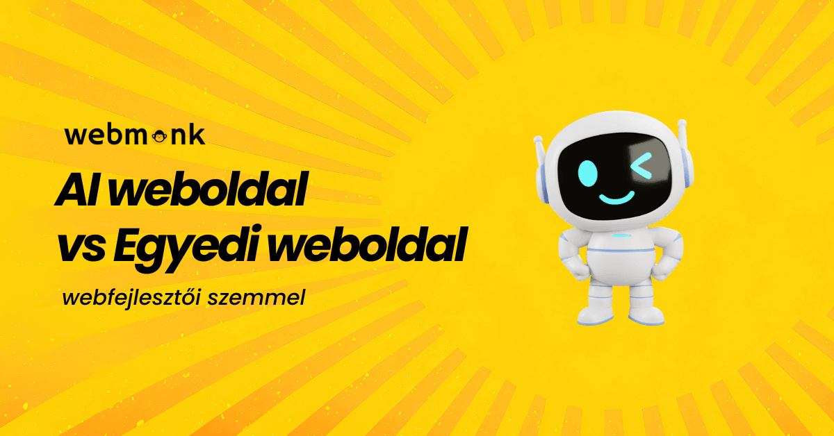 AI weboldal vs Egyedi weboldal webfejlesztői szemmel